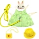 thumbnail image 5 of Conjunto De Vestido Para Mascotas Chaleco De Conejo Ropa De Disfraz Traje De Moda Diario Green_L, 5 of 5