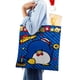 thumbnail image 4 of Tuxedo Sam Bolso de tela con estampado de lienzo para mujer, bolsa de compras reutilizable y estética, con cremallera interior, regalo para mujer,38*45cm., 4 of 6