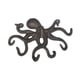 thumbnail image 1 of Perchero De Hierro Fundido Con Forma De Pulpo, Rústico, Para Llaves, Para Baño, Interior Y Exterior., 1 of 5