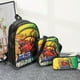 thumbnail image 1 of 3pcs Backpack Crossbody Bag And Pen Bag Set, 13.8inch 35cm Boys Girls Kids Backpack Lunch Bag Pencil Case Set, Travel Camping Backpack, Casual Cartoon Backpack With Padded Back And Adjustable Strap, F, 1 of 3