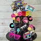 thumbnail image 5 of Cake Toppers DRDATE, 20 unidades, decoración retro de los 80 y 90, hip hop, 5 of 7
