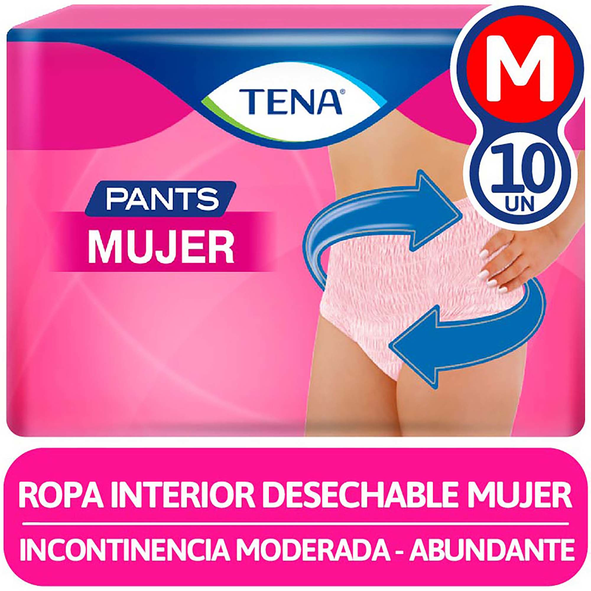 Ropa Interior Desechable Mujer 10 Un Tena