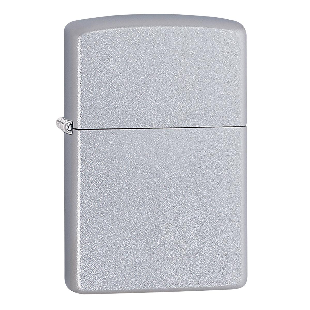 Encendedor Zippo Lighter Classic Satin Chrome Plata