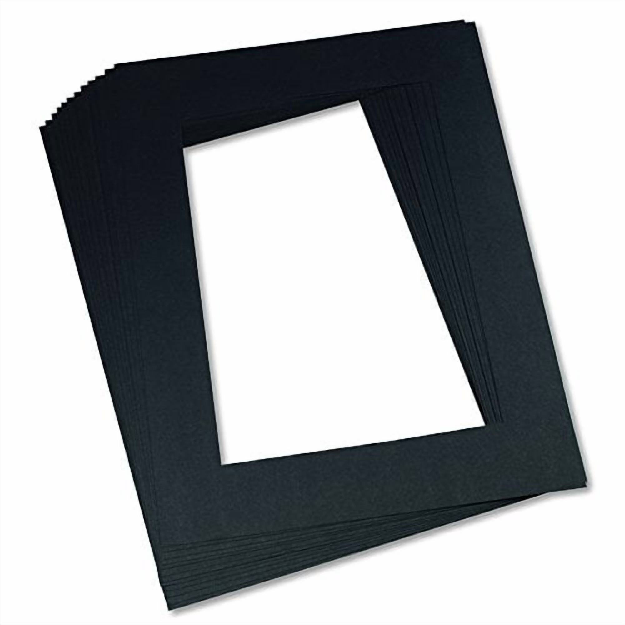 Mat Frames Pacon Black 9 X 12 (juego De 3) Reciclados Y Reciclables