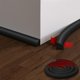 thumbnail image 1 of Moldura flexible en forma de cuarto redondo PATTENGO, 3 m, goma negra, 1 of 7