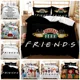 thumbnail image 1 of Friends Forever Bedding Duvet Cover With 2 Pillows Simple Style Bedding Set Relaxed Soft Size Modern Home Pattern Style Bed Sheets, 1 of 5