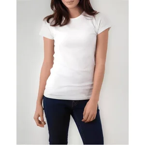 Creaprint - Polera Algodon Mc Mujer Blanco Talla S