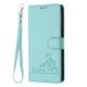 thumbnail image 1 of Funda tipo cartera FOXDOCK para Motorola Moto G45 5G con soporte, ranuras, RFID, diseño de gato, 1 of 5