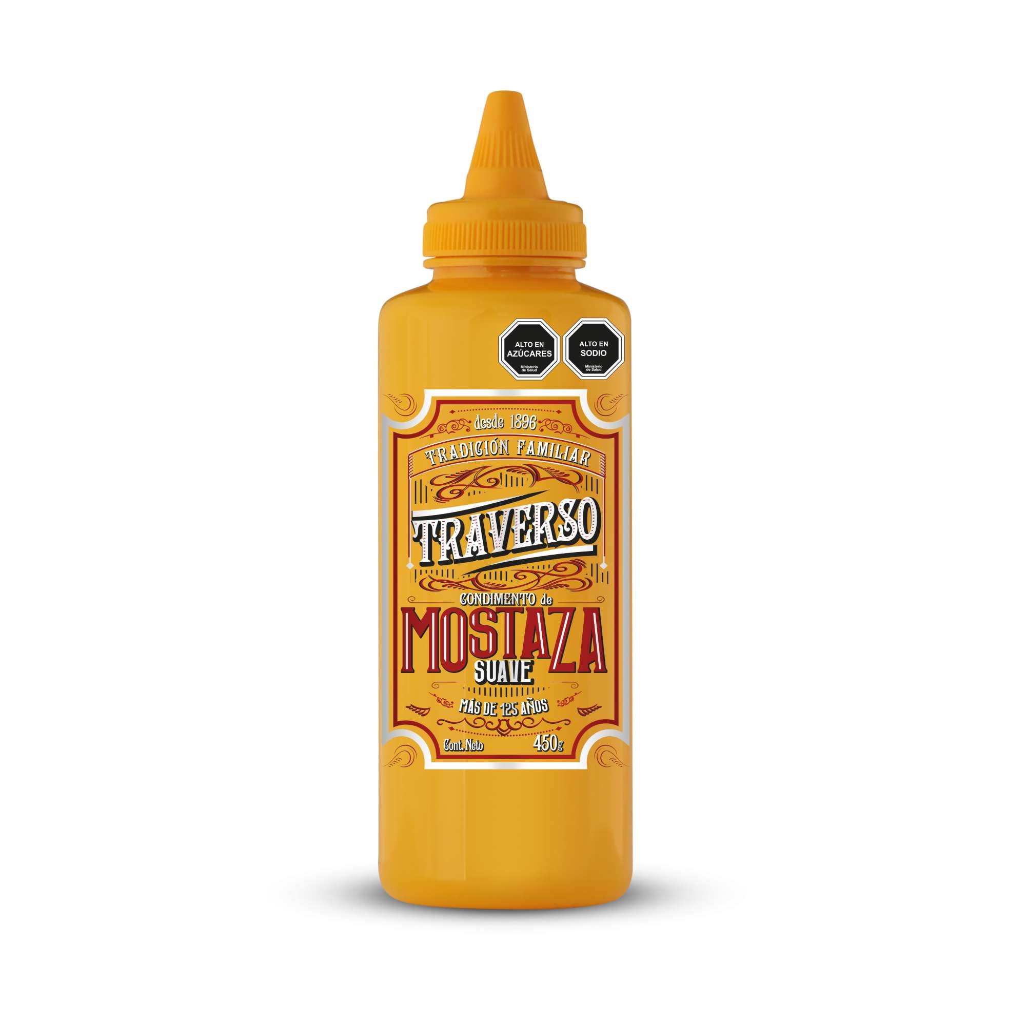 Mostaza Squeeze 450 g Traverso