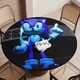 thumbnail image 5 of Sonic-theme Fitted Round Tablecloths Elastic Edged Table Covers Waterproof Table Cloth for Kitchen Holiday Party Tables Decor 120cm, 5 of 6