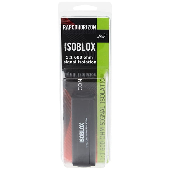 Aislador de transformador Rapco ISOBLOX 1:1 de 600 ohmios