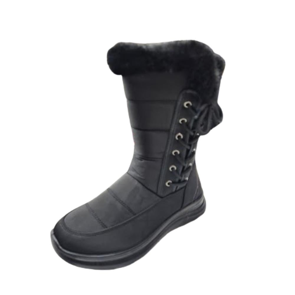 Vinnys Outlet - Bota Impermeable Nieve Mujer Negro