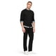 thumbnail image 3 of Jersey Tommy Hilfiger para hombre, algodón liso, cuello redondo, negro, 3 of 3