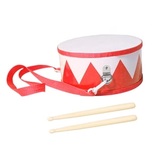 Bothyi - Juego De Batería Para Niños De 8 Pulgadas, Instrumento De Percusión Para Niñas, Niños, Regalo De Festival, Rojo