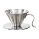 thumbnail image 1 of Verter sobre el goteador de café 304 acero inoxidable metal reutilizable cono filtro de café lenta cerveza accesorios para el hogar cafetería restaurantes (tamaño grande), 1 of 3