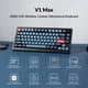 thumbnail image 2 of Teclado Mecánico Keychron V1 Max 75% RGB Gateron Banana, 2 of 9