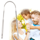 thumbnail image 1 of 1pc Tongue Scraper Cleaner, Portable Stainless Steel Tongue Cleaner Professional Tongue Brush, For Oral Care Bad Breath Problem With Ergonomic Design (2.64*5.2inch), 1 of 2