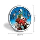 thumbnail image 2 of Arturo Navidad-Theme Round Button Badge: Premium Metal Construction, Ideal for High-End Events 2.8 cm, 2 of 6
