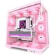 thumbnail image 1 of Gabinete para PC HYXN H1 ATX Mid-Tower con 7 ventiladores PWM ARGB, Type-C, rosa, 1 of 9