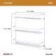 thumbnail image 5 of Estante de pared ClosetMaid 47 cm blanco de 3 niveles, 5 of 8