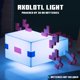 thumbnail image 4 of Night Light Paladone Minecraft Axolotl con 5 modos de color, 4 of 6
