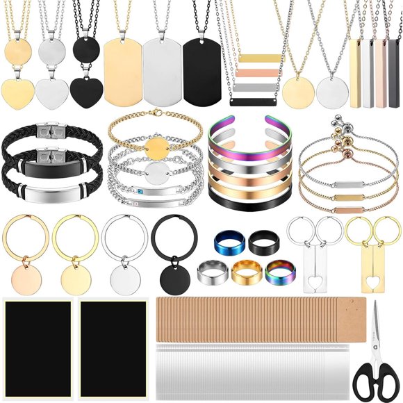 Kit de Grabado Quelay de 46 Piezas de Acero Inoxidable