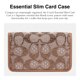 thumbnail image 2 of Estuche de tarjetas Coach Crystal 13 cm x 9 cm x 2,5 cm, 2 of 5
