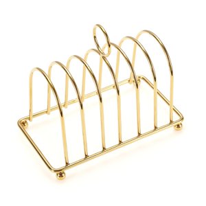 Magideal - Rejilla Para Tostadas, Rejilla Para Tostar, Bandeja De Exhibición, Rejilla Para Hornear, Estación De Enfriamiento Para Tienda De Postres, Herramientas Oro