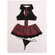 thumbnail image 5 of Lenceria Sexy Babydolls traje de tartán con tanga 2023, 5 of 5