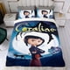 thumbnail image 4 of Coraline Conjunto de sábanas temático, trío de piezas, cómodo y amigable con la piel, diseño único, regalo de decoración para el hogar para familiares, amigos y fans,135cm *200cm, 4 of 6