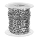 thumbnail image 4 of Tono de plata del rollo de cadena del encintado del acero inoxidable para la joyería que hace los artes 5m m, 4 of 5