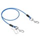 thumbnail image 1 of Correa para Perros a Prueba de Mordeduras Uxcell, Arnés de Cinturón de Seguridad para Perros de 31 pulgadas con Extensor de Correa de Doble Clip, (Azul, 1 Pza), 1 of 7