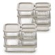 thumbnail image 1 of Set de 12 Recipientes de Vidrio para Alimentos EATEX, Color Crema, 1 of 8