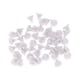 thumbnail image 4 of 50x cabezal de ducha boquillas de silicona con orificio de pulverización Universal duradero lavado blanco salida de agua gránulos accesorios boquillas, 4 of 5