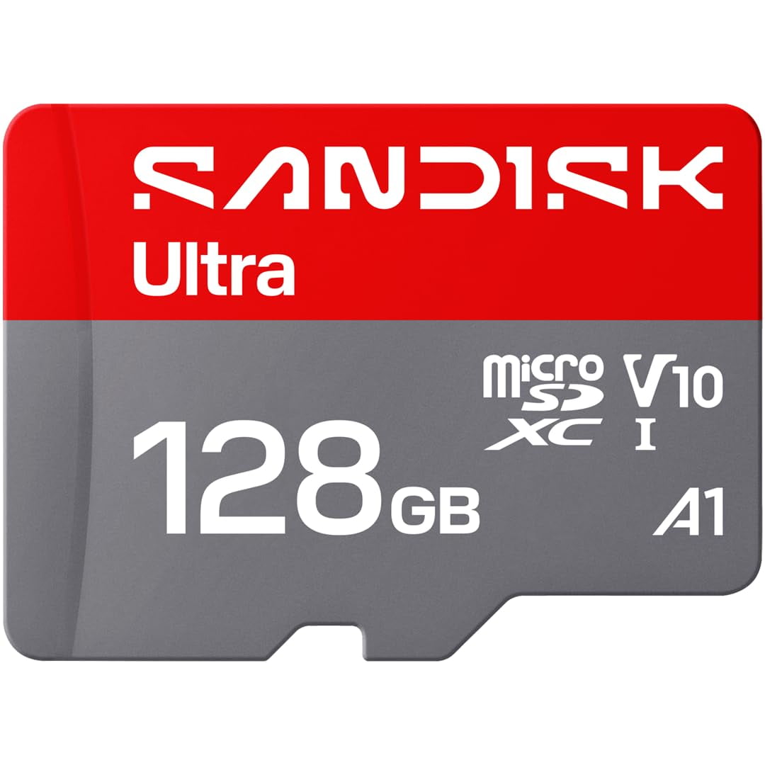Tarjeta Microsd Sandisk Ultra De 128 Gb Uhs-i V10 C10 A5 - Sdsqujq-128g