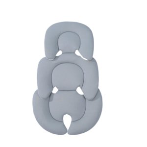 Magideal - Cojín Para Cochecito, Cojín Interior Para Asiento De Cochecito, Cojín De Asiento Acogedor Y Transpirable Para Niños Pequeños, Cubrecolchón De Apoyo Pa Gris