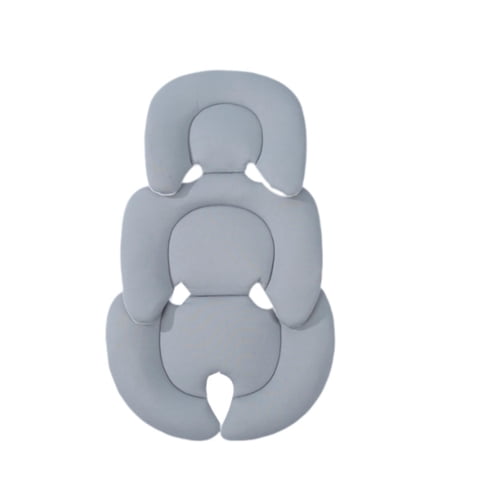 Magideal - Cojín Para Cochecito, Cojín Interior Para Asiento De Cochecito, Cojín De Asiento Acogedor Y Transpirable Para Niños Pequeños, Cubrecolchón De Apoyo Pa Gris