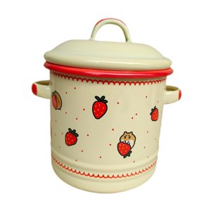 Magideal - Recipiente De Cocina, Tarro De Condimento, Tanque, Vajilla Con Tapa, Mango, Tarro De Manteca, Contenedor De Café, Azúcar, Mostrador, Granos De Café, A