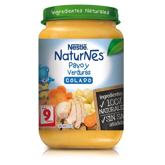 Colado Pavo Y Verduras, 215 g