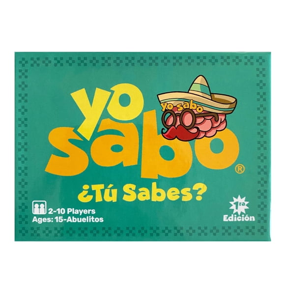 Juego de cartas Yo Sabo, apto para toda la familia, bilingüe para todas las edades