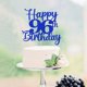 thumbnail image 2 of Decoración para tartas Kaoenla Happy 96th Birthday 96 años, color azul, 2 of 6