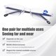 thumbnail image 2 of Gafas correctoras braxan Auto Focus anti luz azul 2 pares, 2 of 7