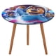 thumbnail image 1 of Mantel Redondo Ajustado Desmarcar Rock Dog Impermeable 150cm, 1 of 6