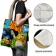 thumbnail image 3 of Jungle Bunch Bolso de tela con estampado de lienzo para mujer, bolsa de compras reutilizable y estética, con cremallera interior, regalo para mujer,38*45cm., 3 of 6