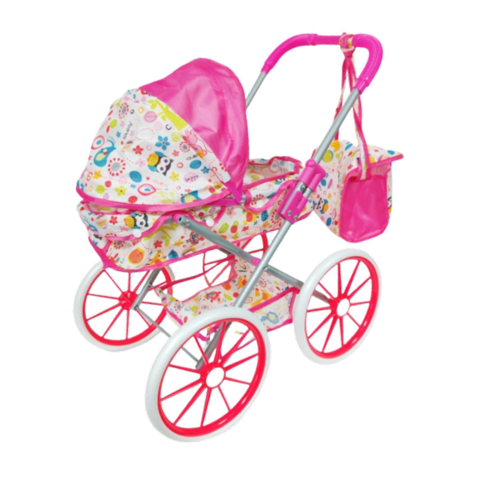 Magideal - Cochecito De Muñecas Cochecito De Muñecas Desarrollo Temprano Accesorios Versátiles Actividades Prácticas Juguete Educativo Juego De Simulación Niños