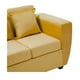 thumbnail image 5 of Sofa 3 Cuerpos Kansas Felpa-Mostaza, 5 of 5