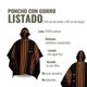 thumbnail image 4 of Poncho Clásico de Lana Premium OLKI - Negro Listado, 4 of 4