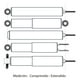 thumbnail image 3 of Par Amortiguador Trasero Izquierdo Derecho Peugeot Bipper 1.4 2011 2017, 3 of 3