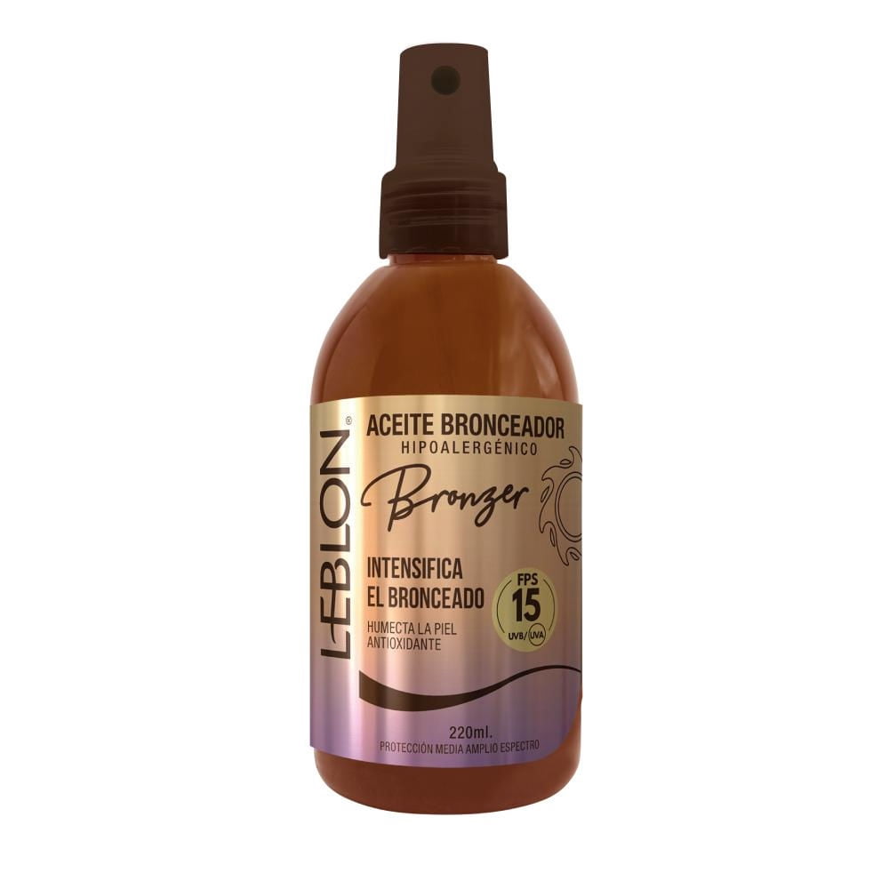 Aceite Bronceador Leblon Hipoalergenico Fps15