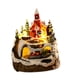 thumbnail image 2 of Figura De Resina De Casa De Pueblo De Navidad Para Mesa De Café, Estantería De Interior, Papá Noel, 2 of 3